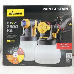 Wagner Flexio  2500 kit Paint Sprayer Bundle w Detailed Finish model 0520121